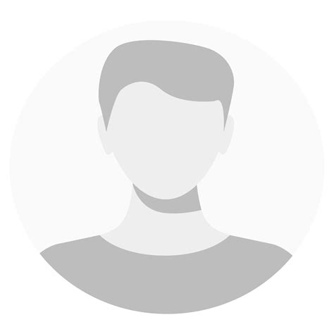 Default avatar profile icon. Grey photo placeholder ...