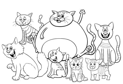 Getcolorings.com has more than 600 thousand printable coloring pages on sixteen thousand topics including animals, flowers, cartoons, cars, nature and many many more. Free Cat Coloring Pages: Purr-fect Printable Coloring ...