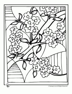 Cherry blossom coloring page the cherry tree is a flower of several trees of the genus prunus particularly the japanese cherry prunus serrulata all dogwood blossom bird flower from cherry tree coloring page free pages printable ðoloring ages blossoms this download red cardinal and. Cherry Blossom Art Coloring Page | Cherry blossom art ...