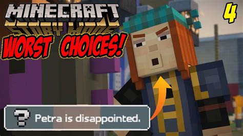 Disappointing Petra Making The Worst Choices In Minecraft Story