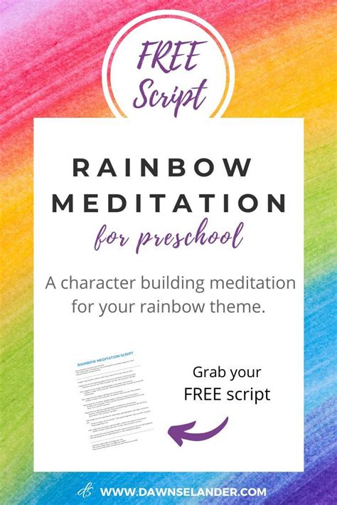 Rainbow Meditation For Kids Dawn Selander For Kids Guided