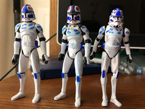 Star Wars Clone Wars Custom 501st Phase 2 Clones Star Wars Amino