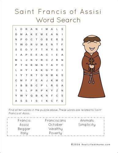 St Francis Of Assisi Printables And Worksheet Packet Francis Of