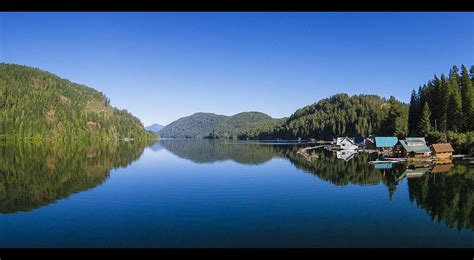 Great Central Lake Morning Central Lake Vancouver Island Lake