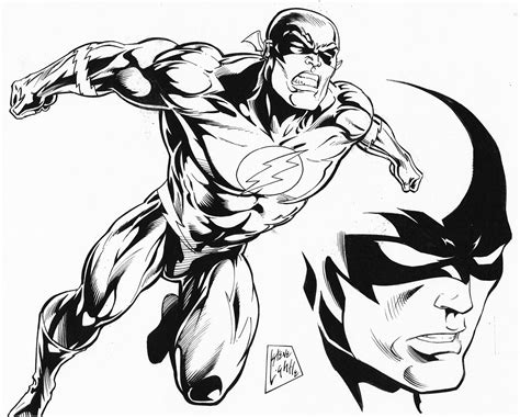 Steve Lightle Inked Flash Drawing