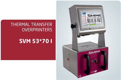 90 Piecemin Thermal Transfer Overprinter Tto 53x70i Intermittent