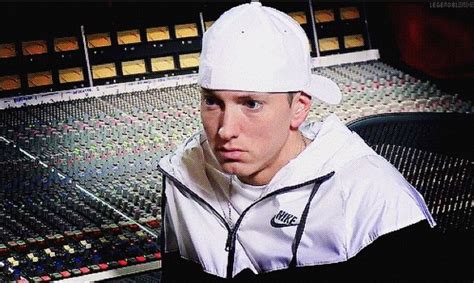 Eminem In The Studio Hes So Cute Eminem The Real Slim Shady Rapper