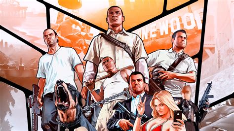 Gta 5 Phone Collage Poster