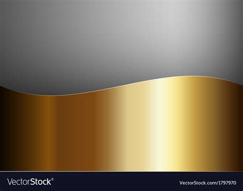 Background Gold Stripe Wave One Grey Royalty Free Vector