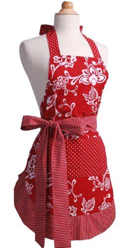 Flirty Aprons Womens Original Frosted Cupcake Apron Kitchen Aprons
