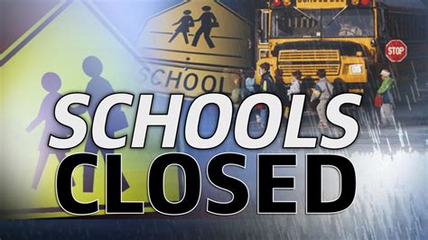 School Closings And Delays Severe Weather Alert Emergency Level