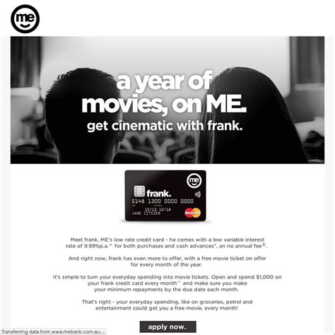 Bmo harris bucks gift cards are only available in select full service bmo harris locations in the milwaukee area. Me Bank Credit Card - FREE Movie Ticket / Month and No ...