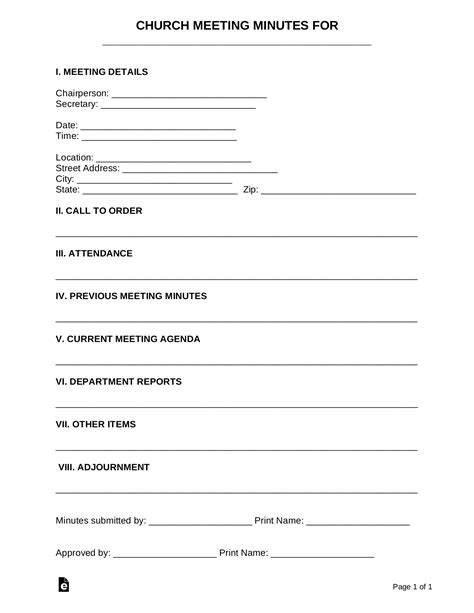 Free Church Forms Printable Printable Templates