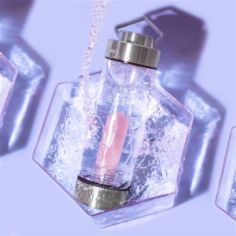 Rose Quartz Crystal Elixir Water Bottle Heart Of Stone Store Groveland Ma