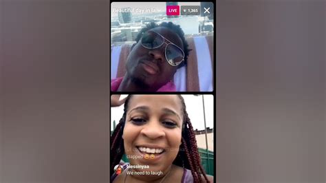 micheal blackson instagram live l a with new boo youtube