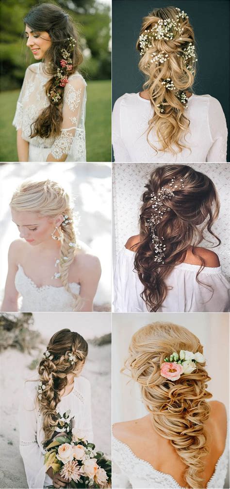 24 Awesome Wedding Hairstyles With Flowers Mrs To Be