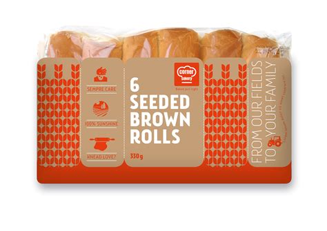 Corner Baker Bread Roll Packaging Proposal On Behance
