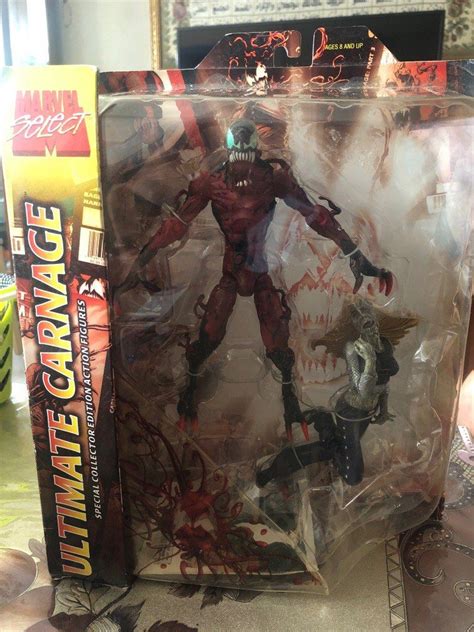 Marvel Select Ultimate Carnage Hobbies And Toys Toys And Games On Carousell