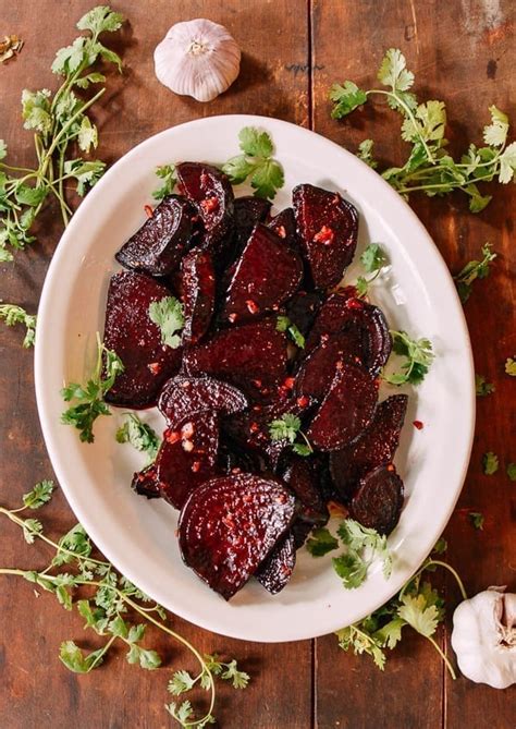 Marinated Roasted Beets An Easy Way To Use Beets The Woks Of Life