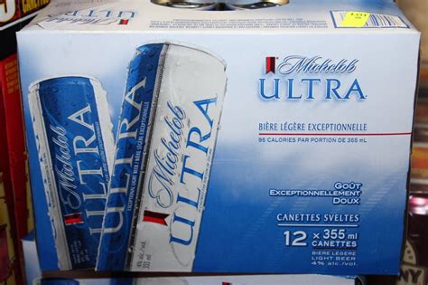 Case Of 12 Cans Of Michelob Ultra Light Beer