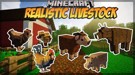 Minecraft Realistic Livestock Tutorial Minecraft Mod 37 Youtube