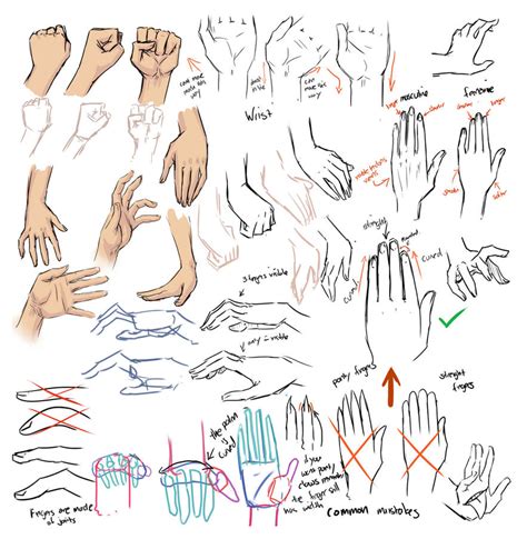 Drawing Hands And Tips By Moni158 On Deviantart