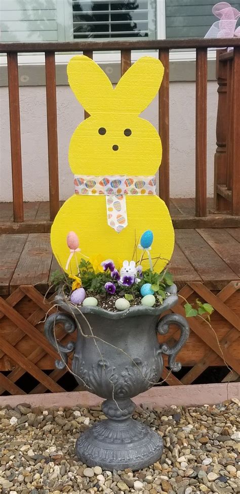 Easter Peep Easter Outdoor Easter Decorations Outdoor Easter Peeps
