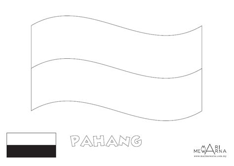 Gambar bendera negara di dunia. Mari Mewarna Bendera Negeri Pahang | Picolour