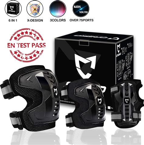 Knee Pads And Elbow Pads With Wrist Guards Bmx Bike Inline Roller