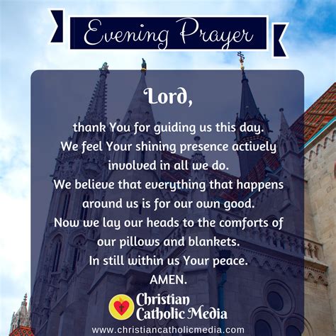 Evening Prayer Catholic Thursday 11 21 2019 Christian Catholic Media
