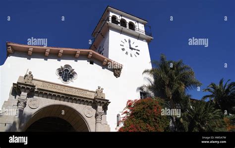Santa Barbara California Usa Oct 8th 2014 Historic County