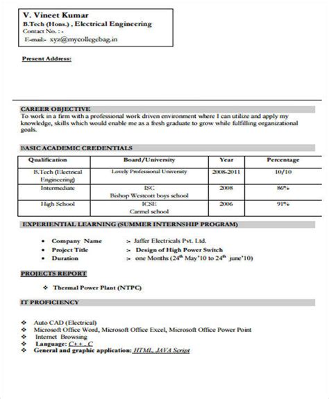 It manager resume sample inspires you with ideas and examples of what do you put in the objective, skills, responsibilities and duties. Iti Resume Format Doc Download - BEST RESUME EXAMPLES