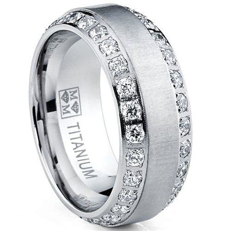 Men S Titanium Wedding Engagement Ring Men Diamond Rings Tanishq Men