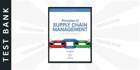 Textbook Test Bank For Principles Of Supply Chain Management 5th Wisner