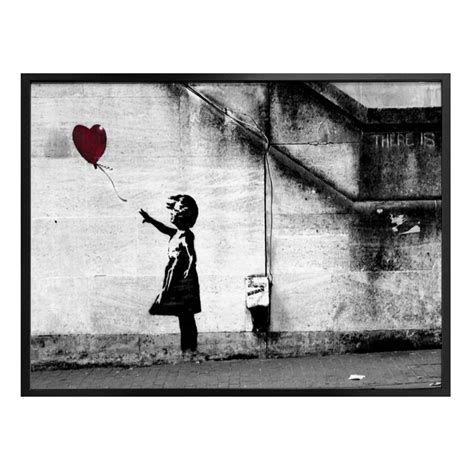 Poster Banksy Girl With Balloon Wall Artde