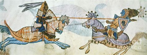 Richard I And Saladin Drawing By Granger Pixels
