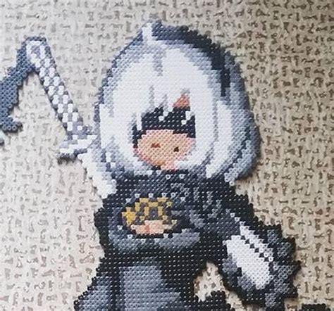 2b Pixel Art Perler Beads In 2020 Pixel Art Pixel Art