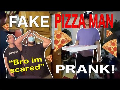 FAKE PIZZA MAN PRANK YouTube