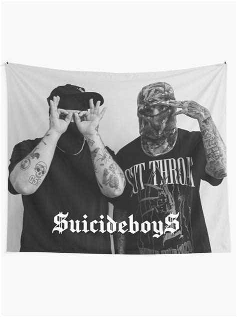 Suicideboys Scrim And Ruby Wall Duo Tapestry Classic Celebrity Tapestry