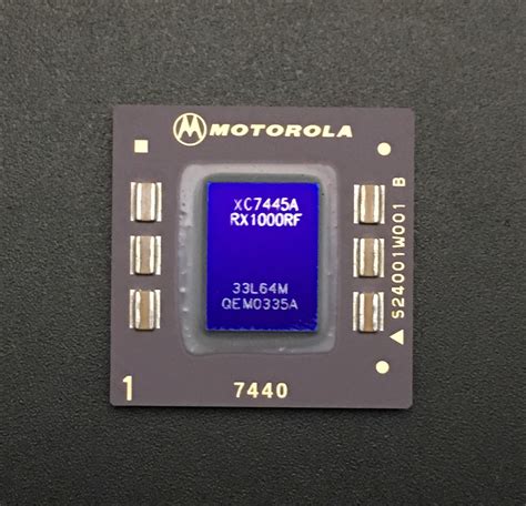 Motorola Powerpc G4 Cpu Xc7445a Rx1000rf Processor 1000mhz 1ghz Bga360