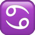 Easy to copy here multiple zodiac text signs to the clipboard in just one click. Cancer Emoji