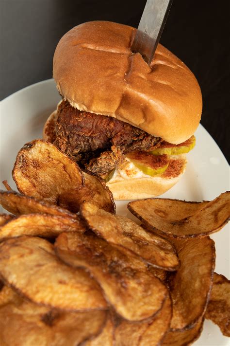 Spicy Nashville Chicken Sandwich - Sherwood Brewing Company