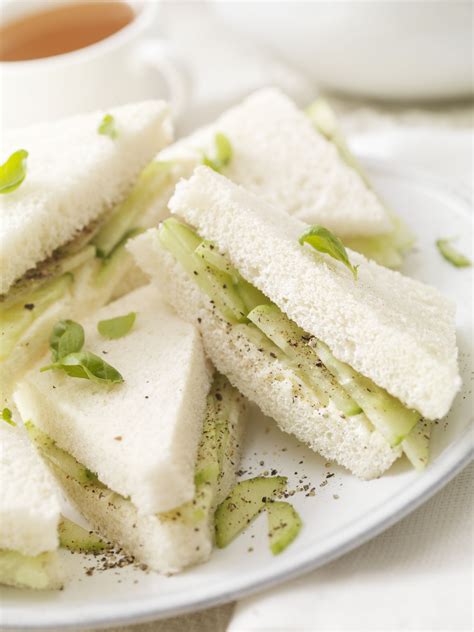 Cucumber Cream Cheese Tea Sandwiches Recipe