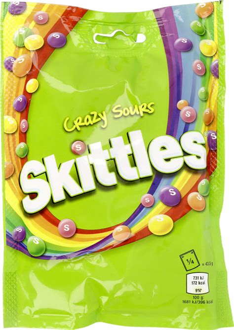 Skittles Crazy Sours Cukierki Do żucia Lekko Kwaśne I Szalenie