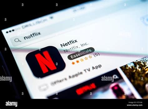 Netflix App En La App Store De Apple El Servicio De Streaming De