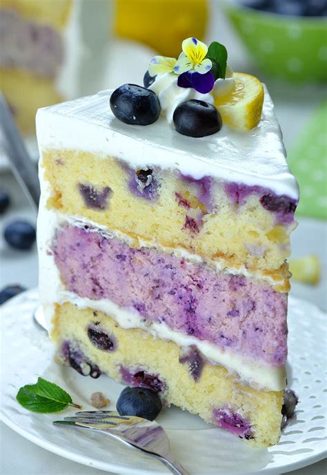 Lemon Blueberry Cheesecake Cake Omg Chocolate Desserts