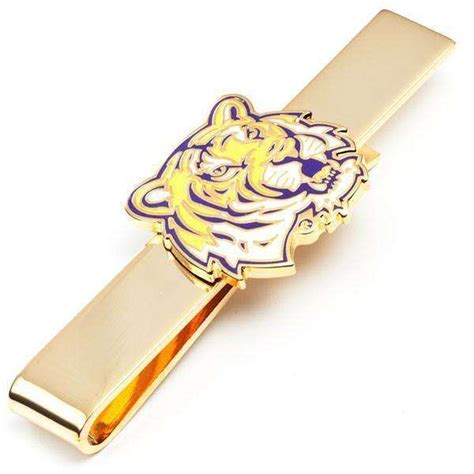 Lsu Tiger Tie Bar In Gold By Cufflinksinc Lsu Lsu Tigers Tie Bar