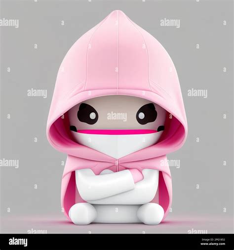 3d Illustration Of Cute Anonymous Man With The Mask Concept Of Hacker