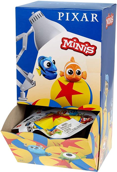 Mattel Disney Pixar Minis World Of Pixar Series 1 Mystery Box 36 Packs