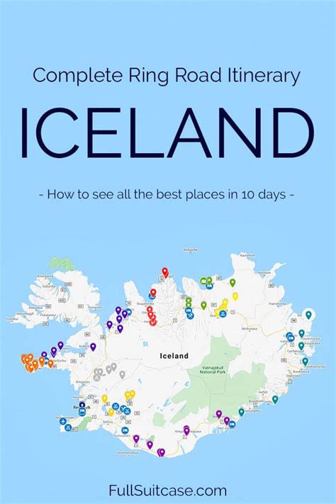 Complete Iceland Ring Road Itinerary Map And Tips For Your Trip